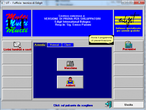 UT-MULTI – MULTIPRODOTTO PER PICCOLISSIME AZIENDE